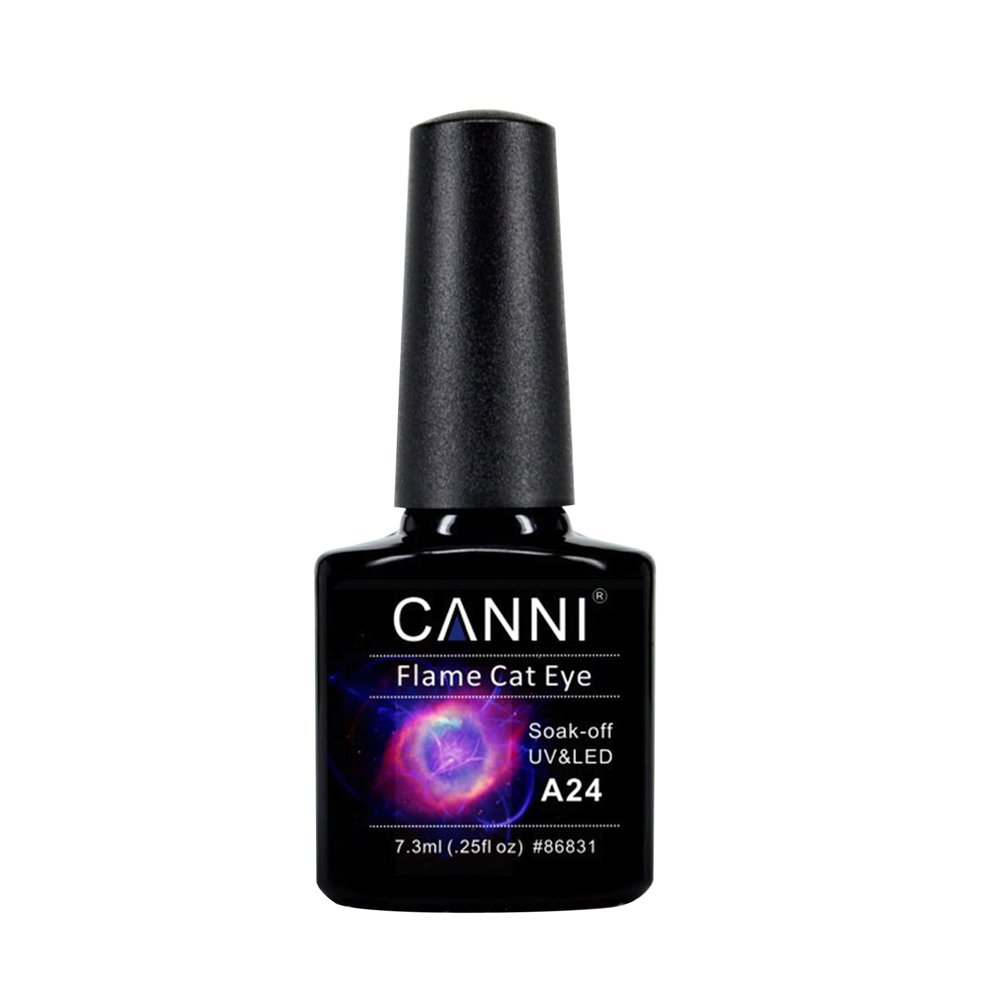 Oja semipermanenta Canni, 3D Flame Cat Eye, 7.3 ml, cod A24