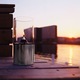 Lampa cu ulei Stelton, EM, H 18.5 cm, timp de ardere 40 de ore, fitil din fibra de sticla, usor de curatat si folosit, pentru interior sau exterior, design minimalist, inox