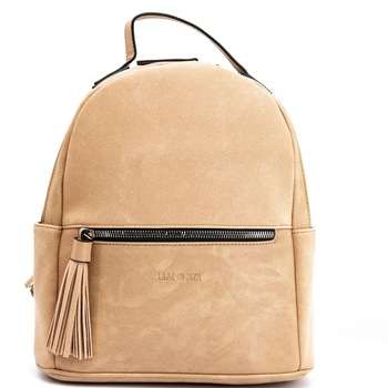 Rucsac dama Lamonza Azalya 27x13x28 cm beige Rucsac dama Lamonza Azalya 27x13x28 cm beige