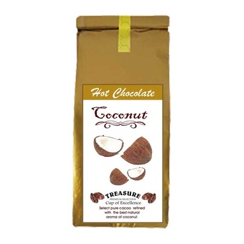 Ciocolata calda cu aroma de Cocos,200 g ,Treasure Ciocolata calda cu aroma de Cocos,200 g ,Treasure