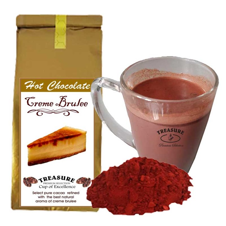 Ciocolata calda Creme Brulee ,200 g ,Treasure