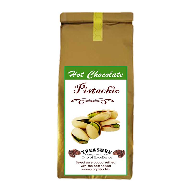 Ciocolata calda cu aroma de Fistic ,200 g ,Treasure