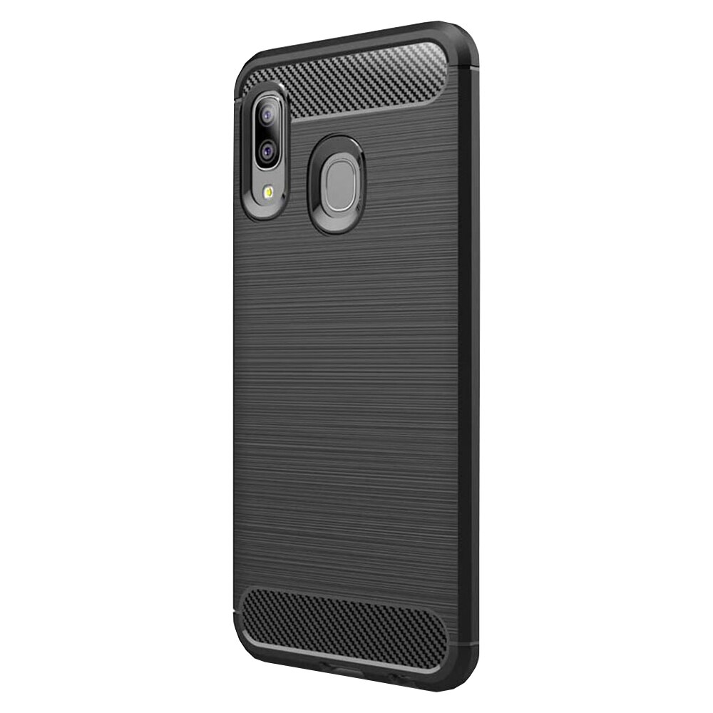 Husa Samsung Galaxy A20e TPU Carbon - Negru