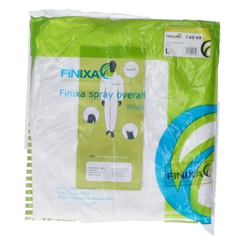 Combinezon de protectie FINIXA, CSO 09, alb, marime L Combinezon de protectie FINIXA, CSO 09, alb, marime L