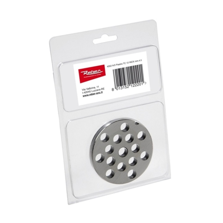 Sita INOX nr.5 granulatie 14mm, diametru 53mm, grosime 5.5mm, Reber