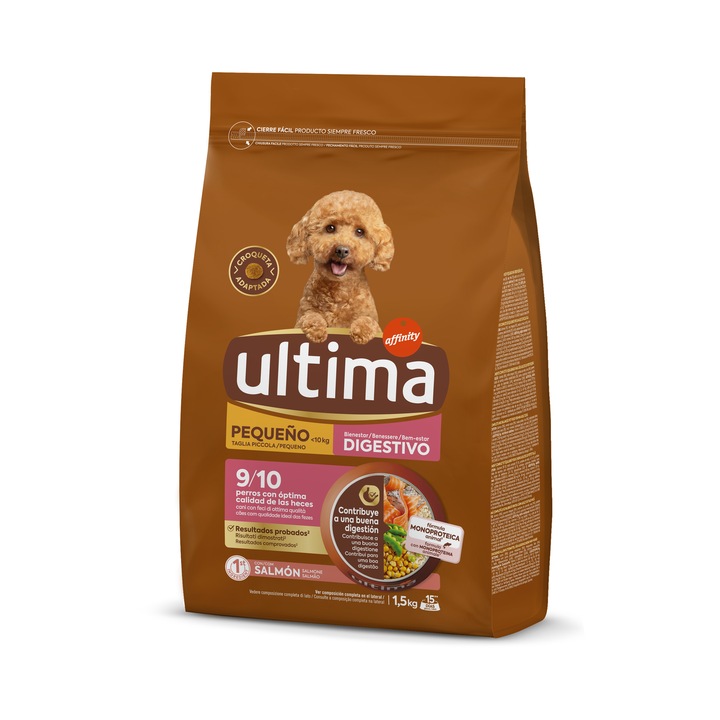 Суха храна за кучета Ultima Mini, Sensitive, 1.5 кг