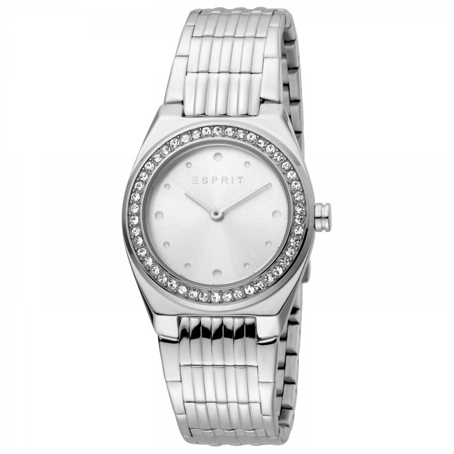 Ceas de dama, Esprit ES1L148M0045, cu bratara metalica, Argintiu