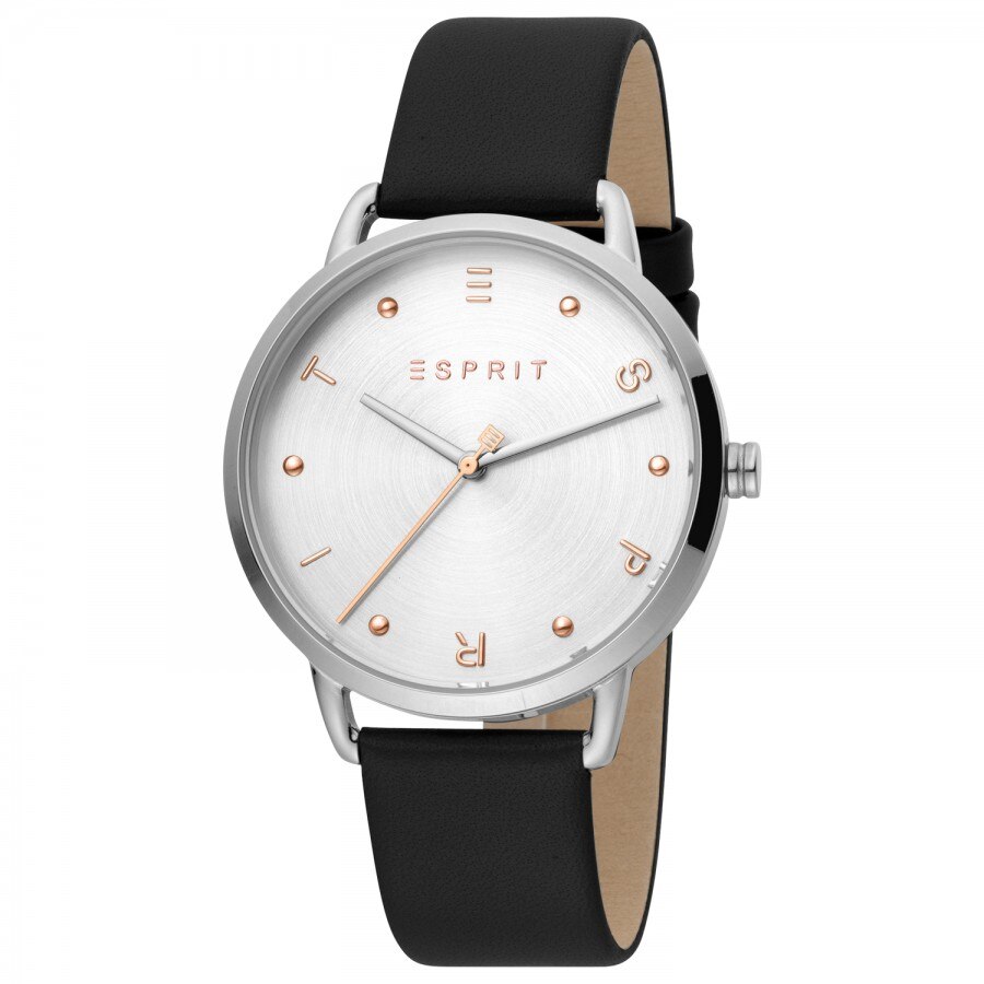 Ceas de dama, Esprit ES1L173L0015, cu bratara din piele, Negru