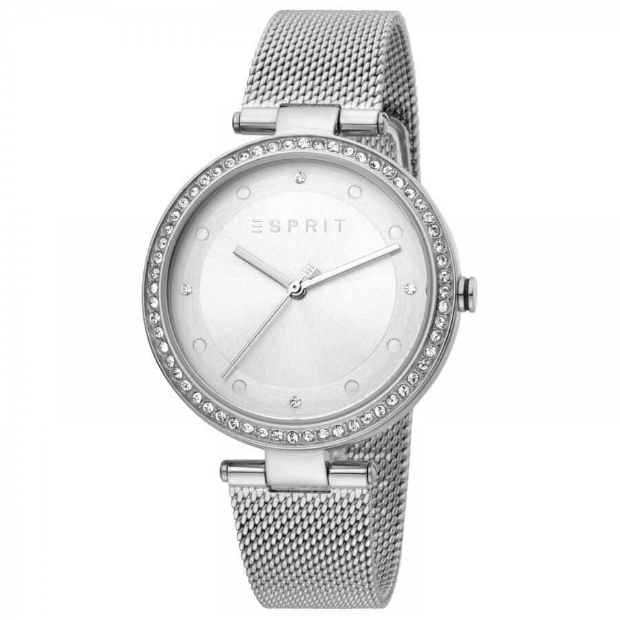 Ceas de dama, Esprit ES1L151M0045, cu bratara metalica, Argintiu