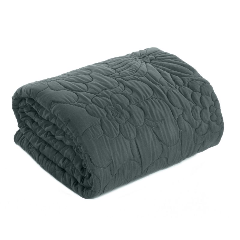 Cuvertura de Pat decorativa, Eurofirany, 170x210, ALARA-4, Gri