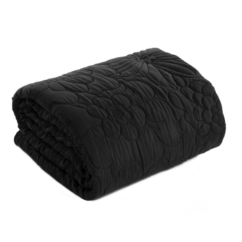 Cuvertura de Pat decorativa, Eurofirany, 200x220, ALARA-4, Negru