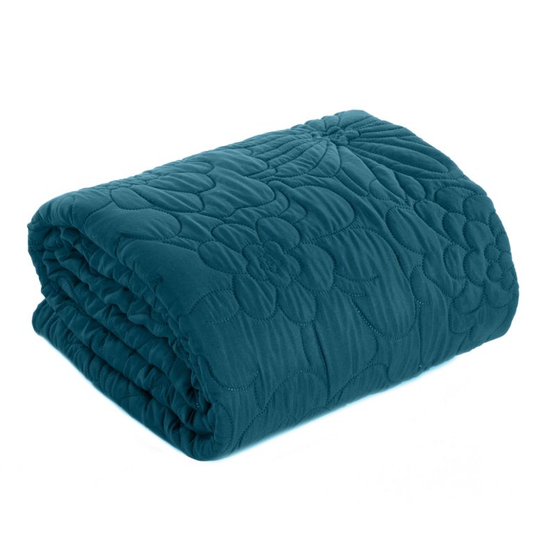 Cuvertura de Pat decorativa, Eurofirany, 200x220, ALARA-4, Albastru