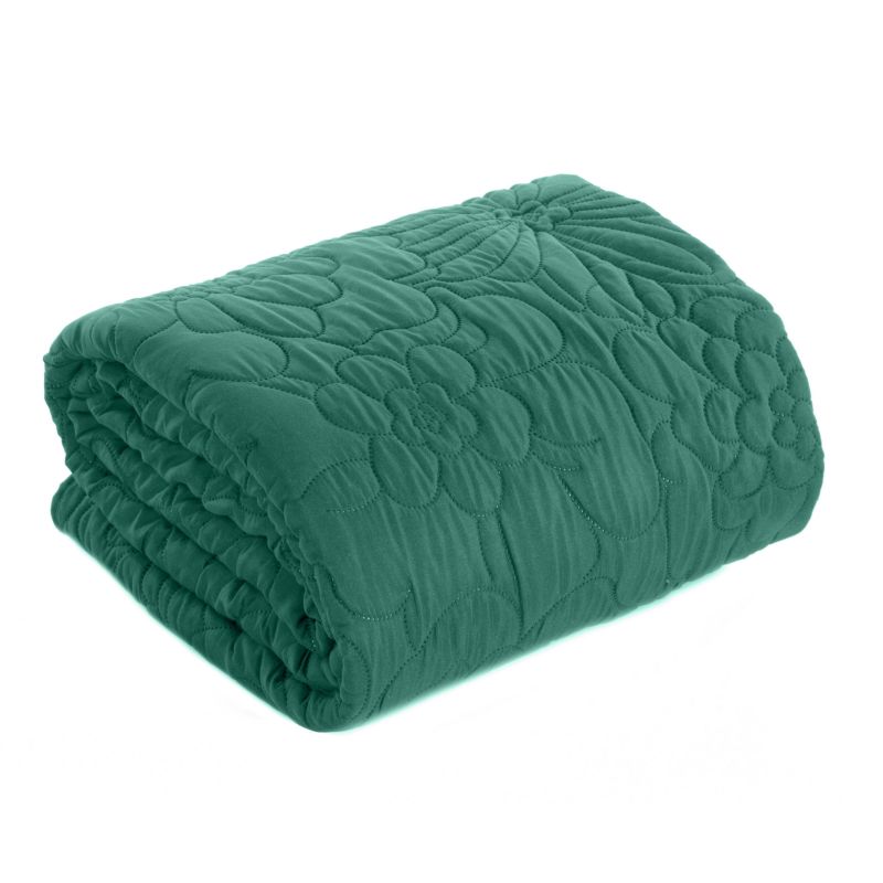 Cuvertura de Pat decorativa, Eurofirany, 220x240, ALARA-4, Turcoaz