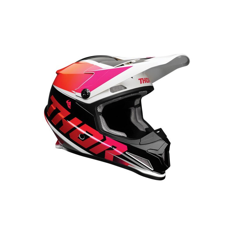 Casca Atv/Cross Thor Sector Fader, portocaliu/magenta, marime XL