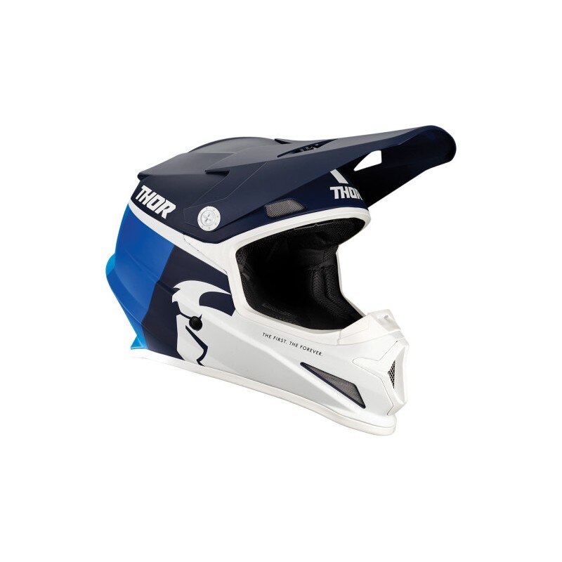 Casca Atv/Cross Thor Sector Racer, bleumarin/alb/albastru, marime XS