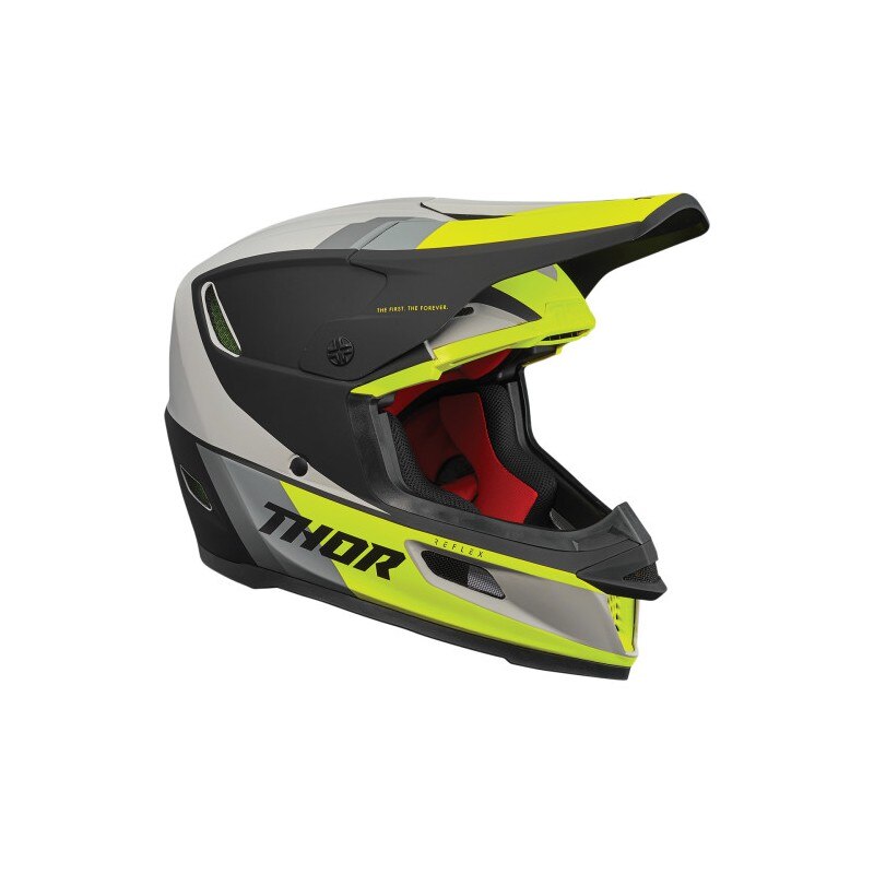 Casca Atv/Cross Thor Reflex Apex negru/gri/fluo, marime XL