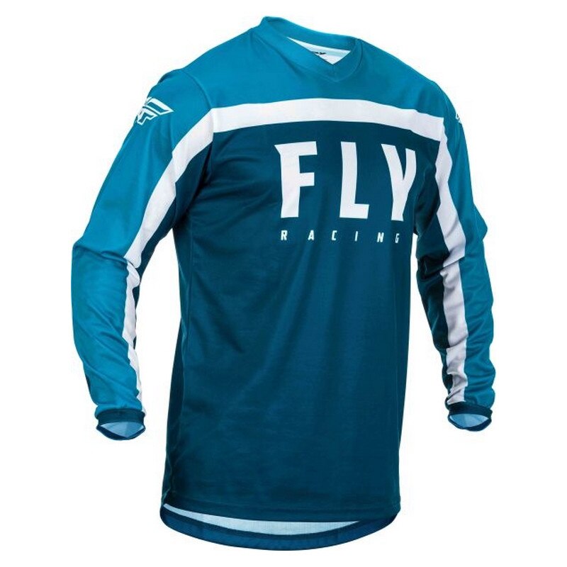 Tricou cross/enduro Fly Racing F-16, albastru/alb, marime M