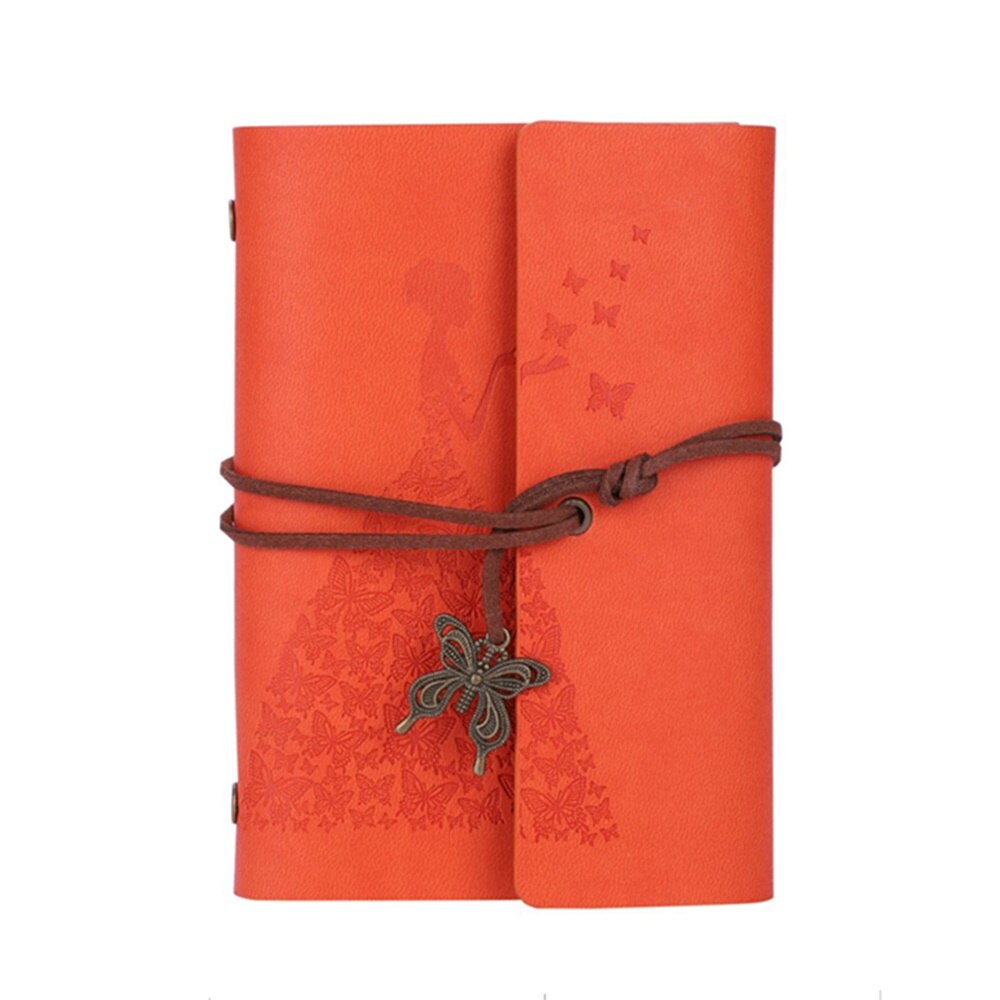 Agenda portocalie Lynne 10x14cm, Nedatata, Jurnal retro