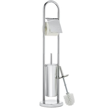 Perie de toaleta si suport hartie Tatkaft 13070, cromat Perie de toaleta si suport hartie Tatkaft 13070, cromat