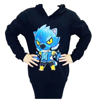 Hanorace copii brawl stars werewolf leon negru Hanorace copii brawl stars werewolf leon negru