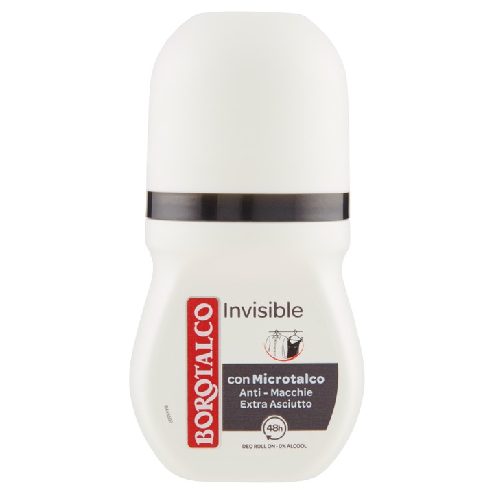 Borotalco Invisible Roll On Dezodor, 50 ml