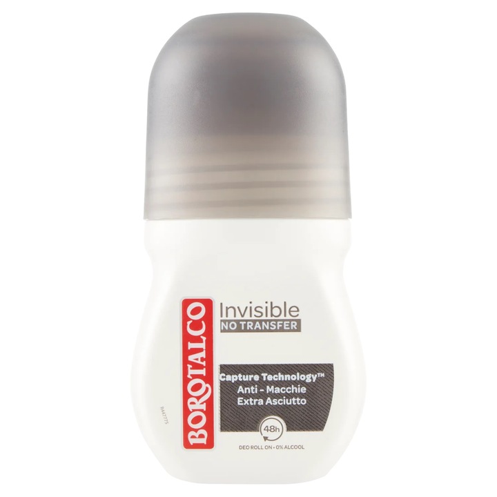 Deodorant Roll On Borotalco Invisible, 50 ml
