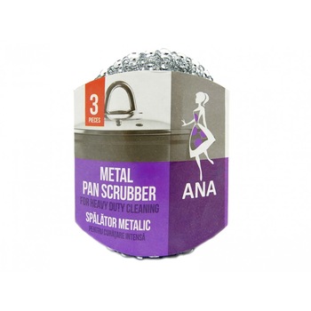 Set 3 Spalatori Metalici din Otel Inoxidabil ANA Set 3 Spalatori Metalici din Otel Inoxidabil ANA