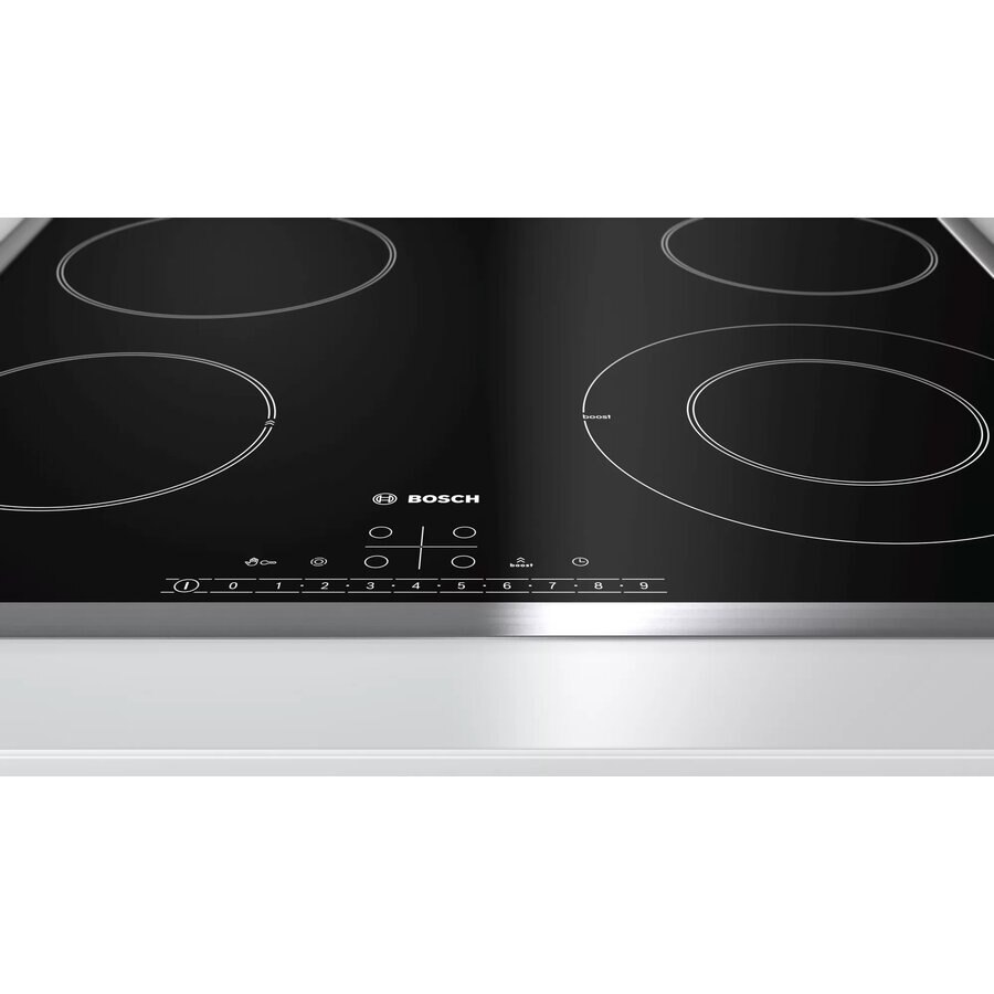 Котлон за вграждане Bosch PKF645FP2E, Стъклокерамика, 4 зони за готвене ...