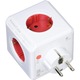 Priza PowerCube Allocacoc 1100RD Original Red