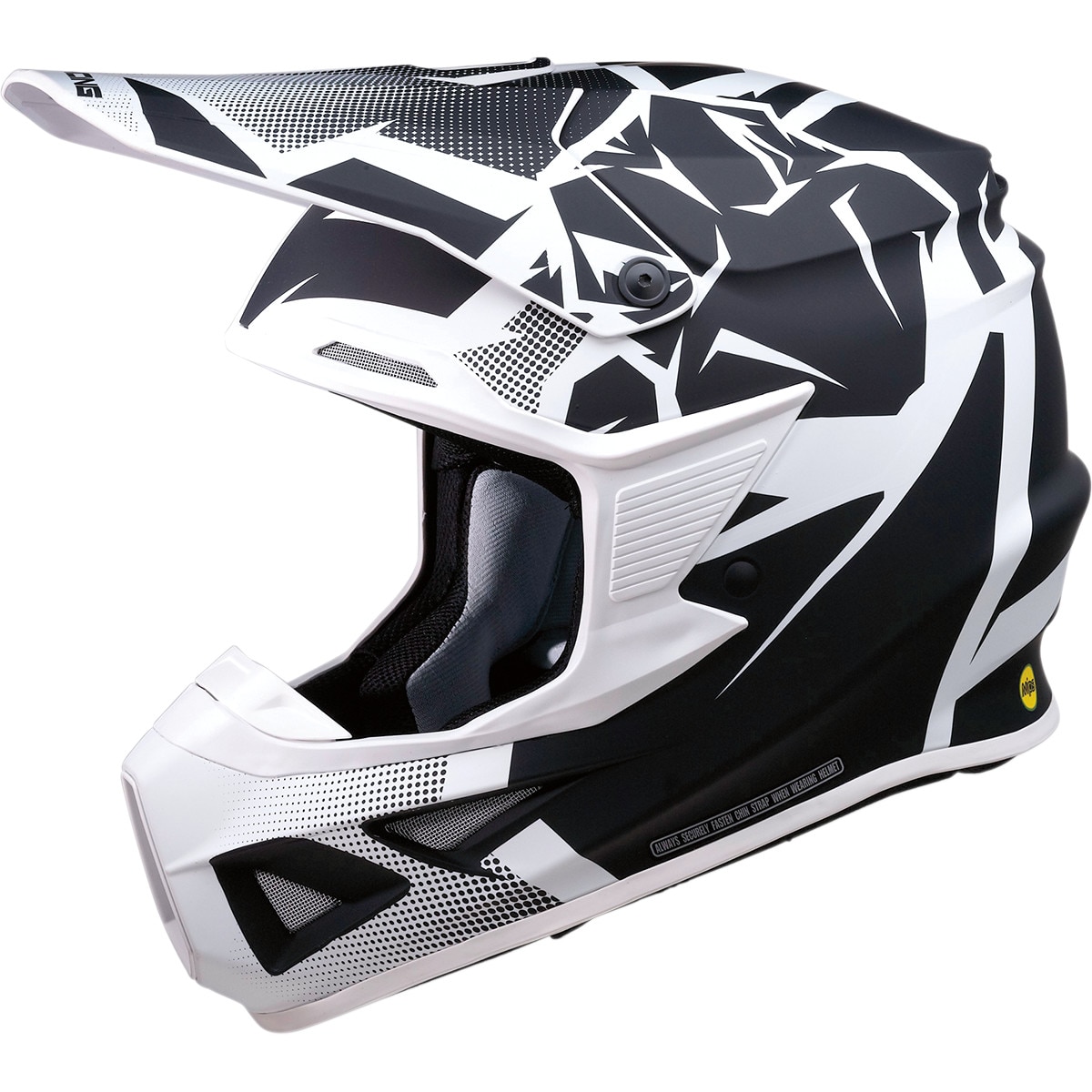 Casca cross/atv Moose Racing F.I.Agroid culoare Alb/Negru marime M