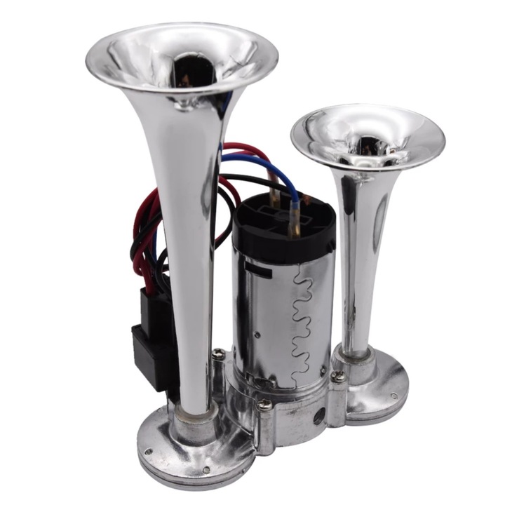 OEM Kürt, 2 króm csővel, 12V univerzális