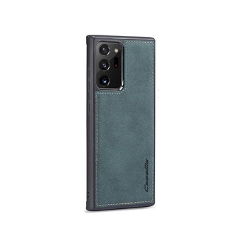 Husa Samsung Galaxy Note 20 Ultra, CaseMe, slim piele, tip back cover, textura catifelata, Verde Husa Samsung Galaxy Note 20 Ultra, CaseMe, slim piele, tip back cover, textura catifelata, Verde