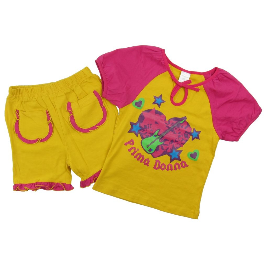 Set 2 piese S25277 Primii Pasi, Galben / Rosu