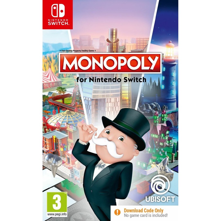 Joc Monopoly (Code in a Box) pentru Nintendo Switch