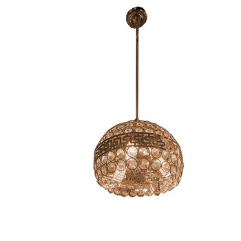 Lustra Auriu cristal, schelet Auriu , inaltime ajustabila 30-90 cm, cu 3 dulie E27 340/250A FGD Lustra Auriu cristal, schelet Auriu , inaltime ajustabila 30-90 cm, cu 3 dulie E27 340/250A FGD