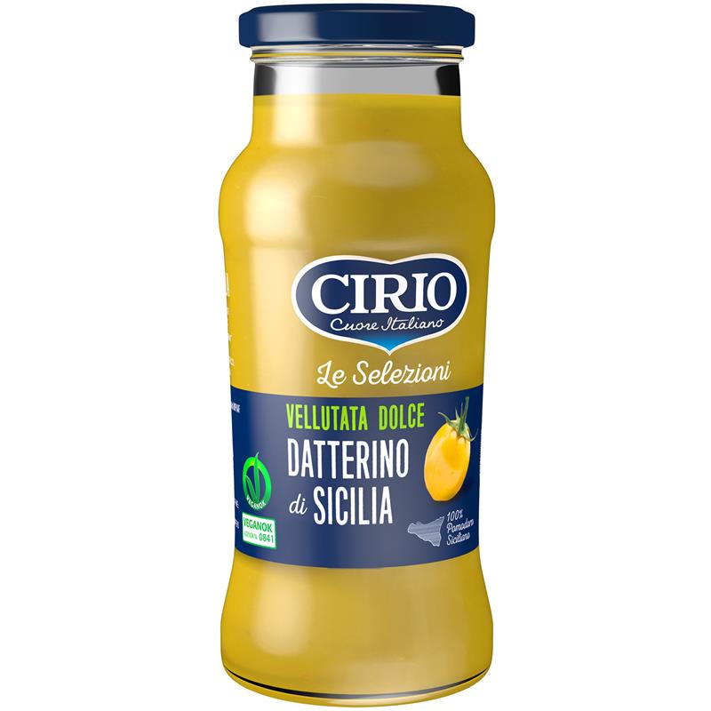 Passata de Rosii Galbene Datterino di Sicilia Cirio 350 g