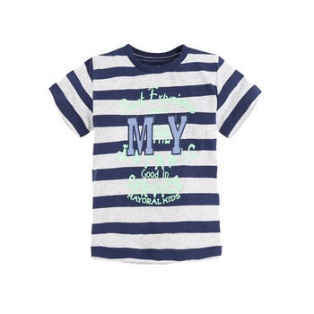 Tricou, Mayoral, casual, baiat, bleumarin/gri, 2 ani Tricou, Mayoral, casual, baiat, bleumarin/gri, 2 ani