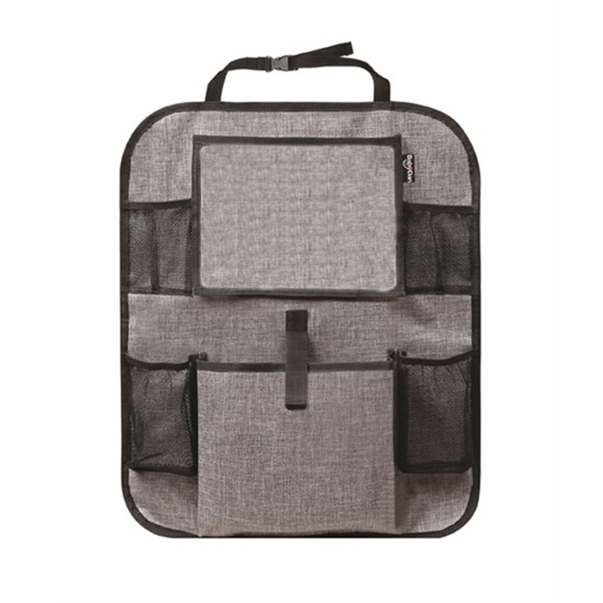 Organizator scaun auto, BabyDan, 25.5x21.5cm, gri