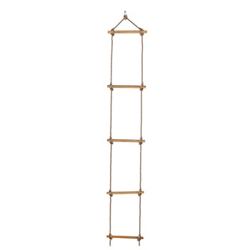Scara Cu Trepte De Lemn cu franghiePP - Lungime 1,8 m - 5 Trepte Scara Cu Trepte De Lemn cu franghiePP - Lungime 1,8 m - 5 Trepte