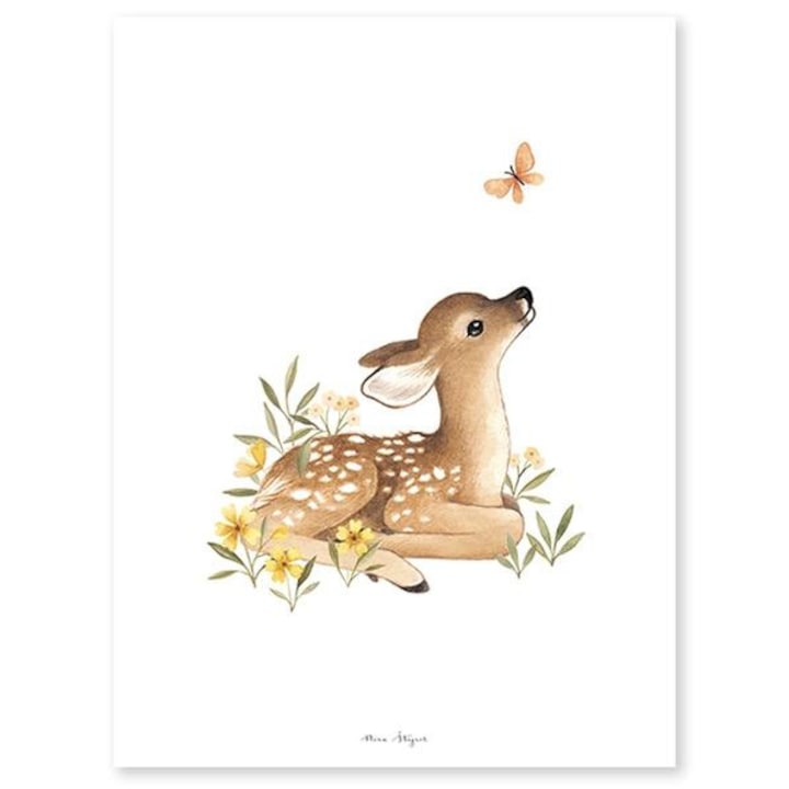 Poszter Lilipinso, Micuta Caprioara, 30x40 cm