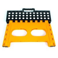scaun bancuta pliabil tip taburet treapta inaltator pentru aer liber gradina bucatarie baie camping si pescuit sau pentru copii portocaliu cu negru dimensiune 38x22x22cm imagen 39_0_
0