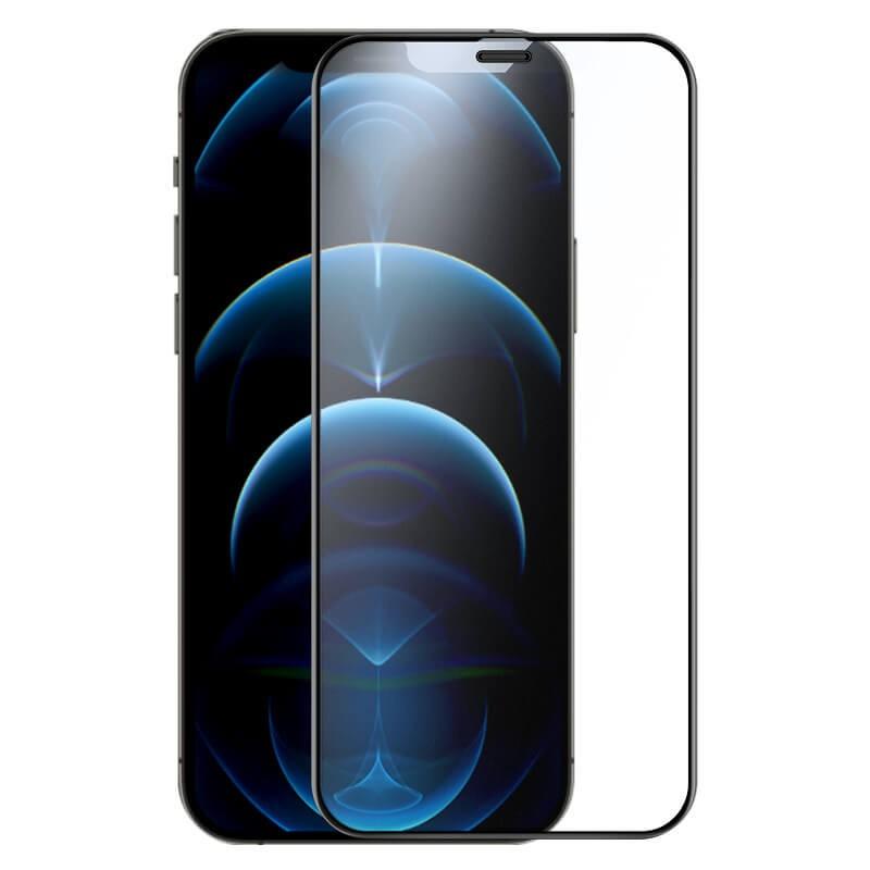 Folie sticla securizata Apple iPhone 12 Pro, 3D Negru, FULL SCREEN,Tempered Glass, Antisoc, Viceversa