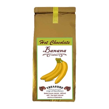 Ciocolata calda cu aroma de Banane ,200 g ,Treasure Ciocolata calda cu aroma de Banane ,200 g ,Treasure