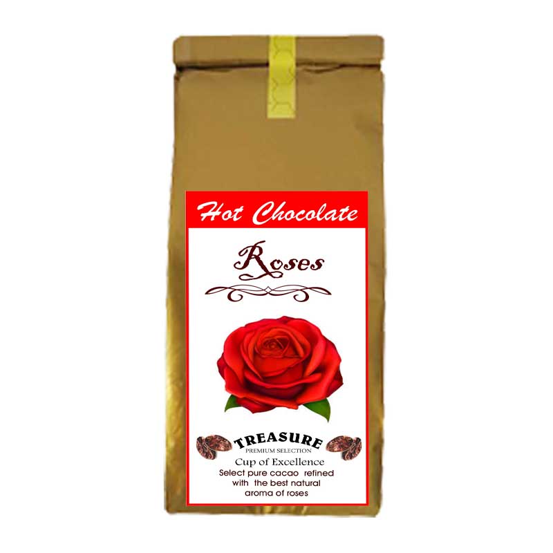 Ciocolata calda cu aroma de Trandafiri,200 g ,Treasure