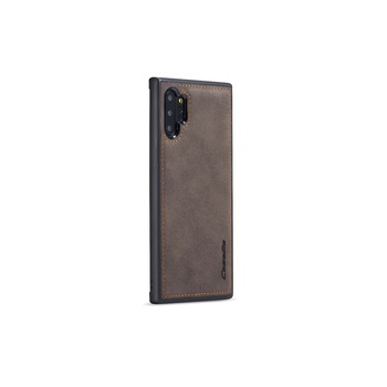 Husa Samsung Galaxy Note 10 Plus, CaseMe, slim piele, tip back cover, textura catifelata, Maro coffee Husa Samsung Galaxy Note 10 Plus, CaseMe, slim piele, tip back cover, textura catifelata, Maro coffee