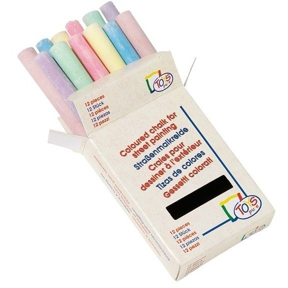 Set creta colorata 12 buc Goki