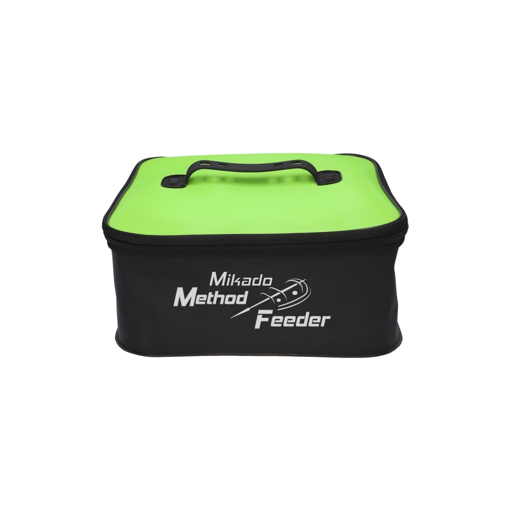 Bac pliabil cu Capac si fermoar Method feeder by Accesfishing 002-S (24x24x10cm)