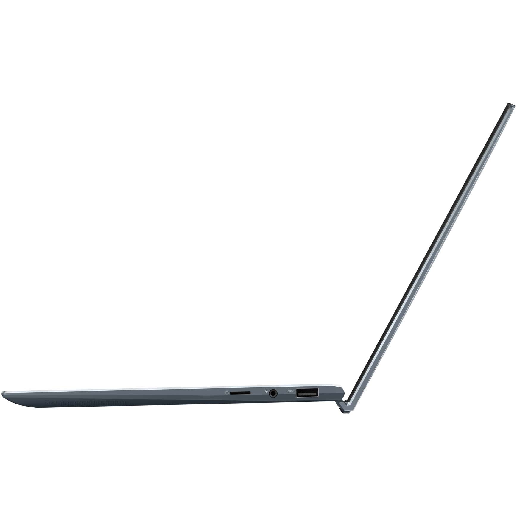 Laptop ultraportabil ASUS ZenBook 14 UX435EG cu procesor Intel® Core™ i5-1135G7 pana la 4.20 GHz, 14"", Full HD, 8GB, 512GB SSD, NVIDIA® GeForce® MX450 2GB, Windows 10 Home, Pine Grey