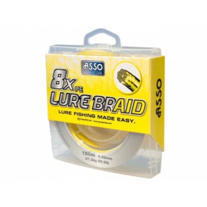 Fir Asso 8xPE Lure Braid 150m 0.20 mm