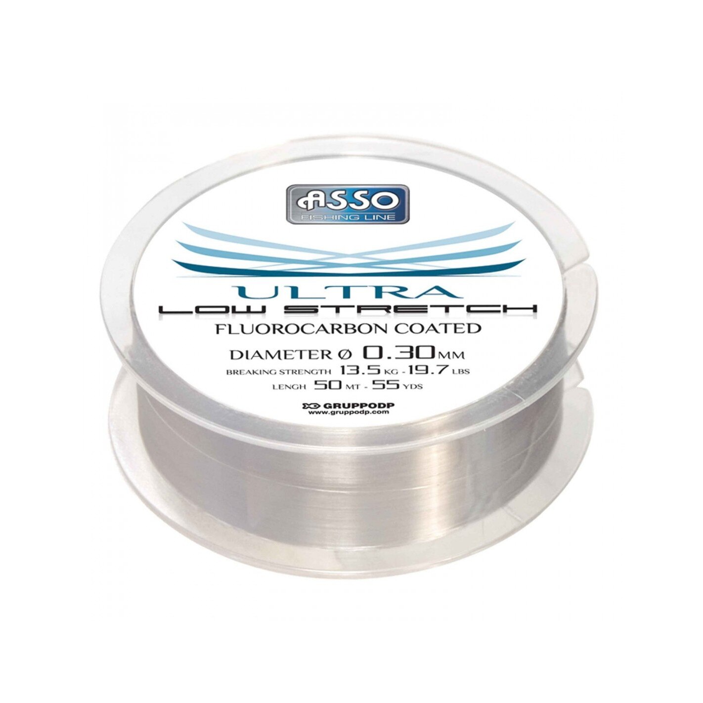 Fir ASSO Ultra Low Stretch Smoke 150m 0.24 mm